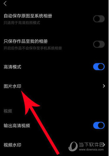 找到“图片水印”功能